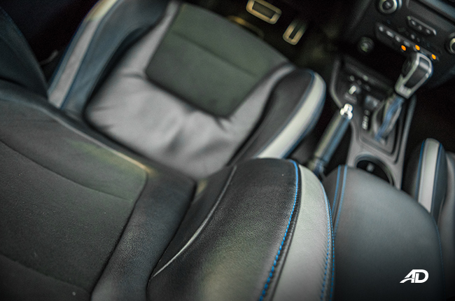 Ford Ranger Raptor interior