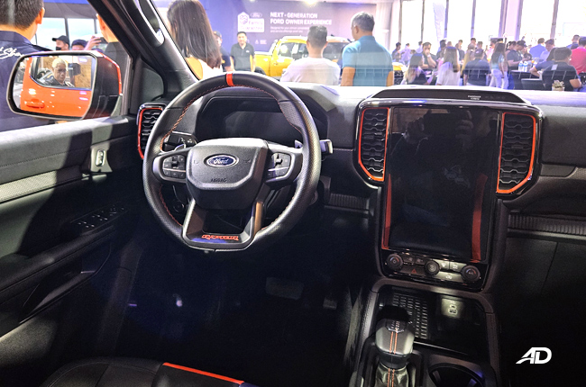 Ford Ranger Raptor Interior 