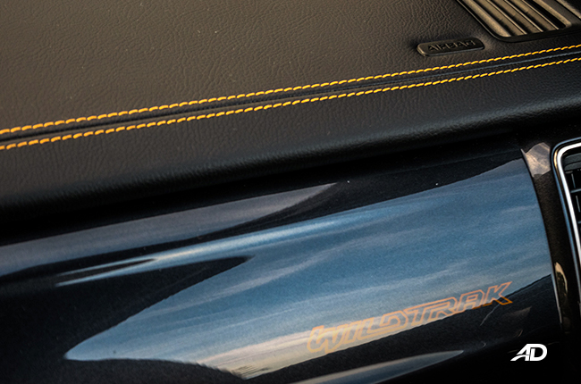 Ford ranger wildtrak interior