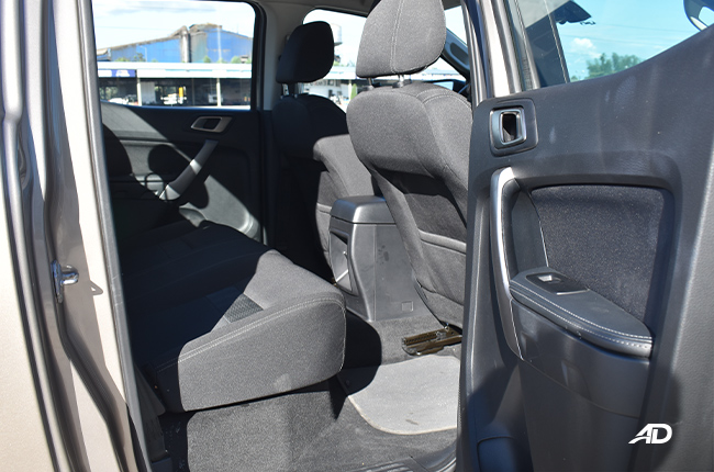 Ford Ranger XLT interior  rear seats