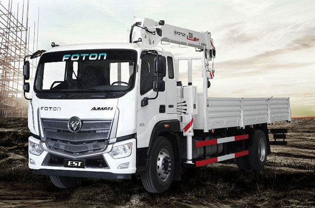 Foton Hurricane bed with crane