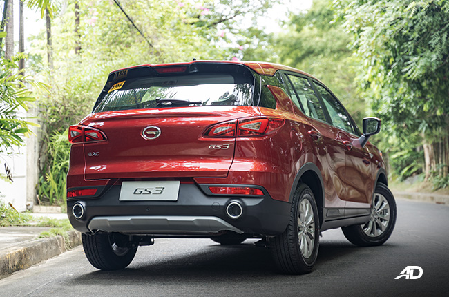 GAC GS3 Rear