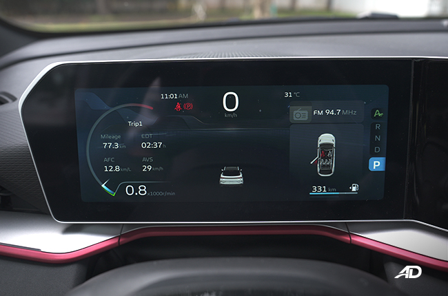 Geely Coolray Instrument Cluster