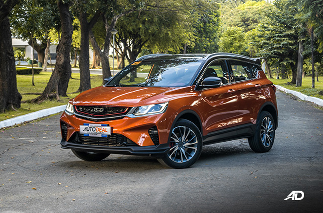 geely coolray road test review beauty shot exterior