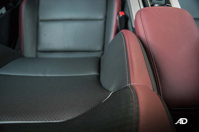 geely coolray road test review interior seats