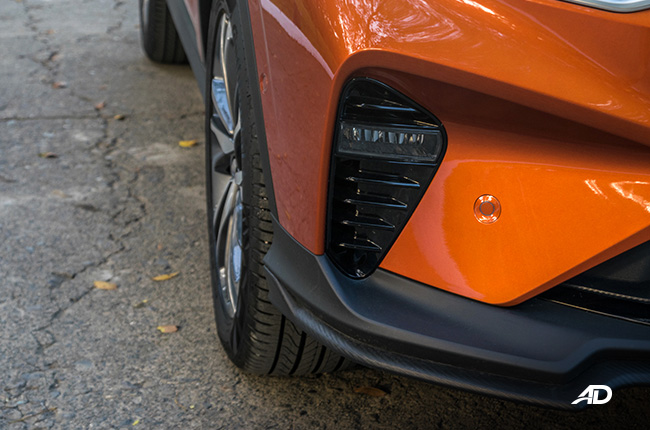 geely coolray road test review led fog lamps exterior