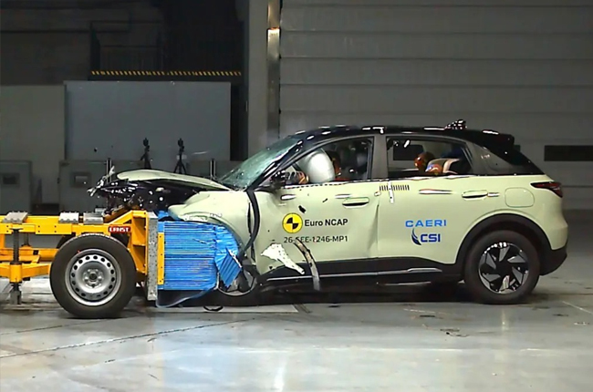 Geely EX2 Euro NCAP