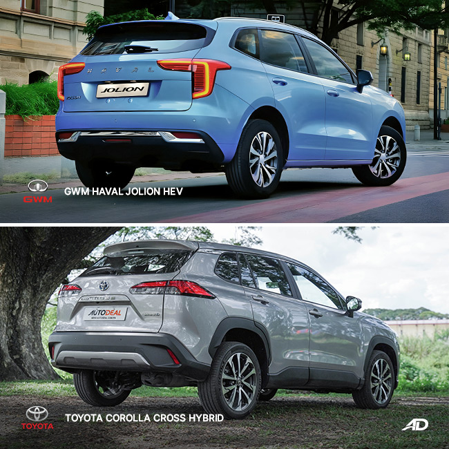 Head to Head: GWM Haval Jolion HEV vs Toyota Corolla Cross Hybrid ...