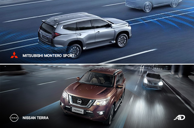 Head to Head: Nissan Terra vs Mitsubishi Montero Sport safety