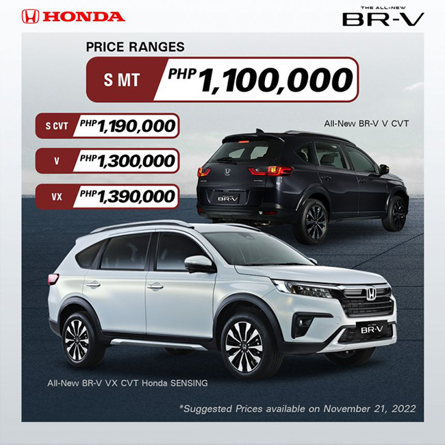 Honda Cars Philippines › Spruce up your All-New BR-V with Honda