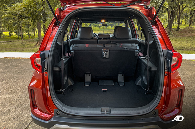 Honda BR-V Rear Seats Folded Cargo Area 