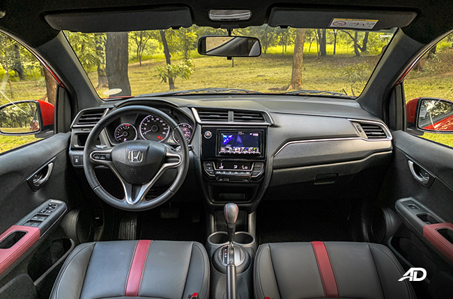 honda br-v road test review dashboard interior philippines