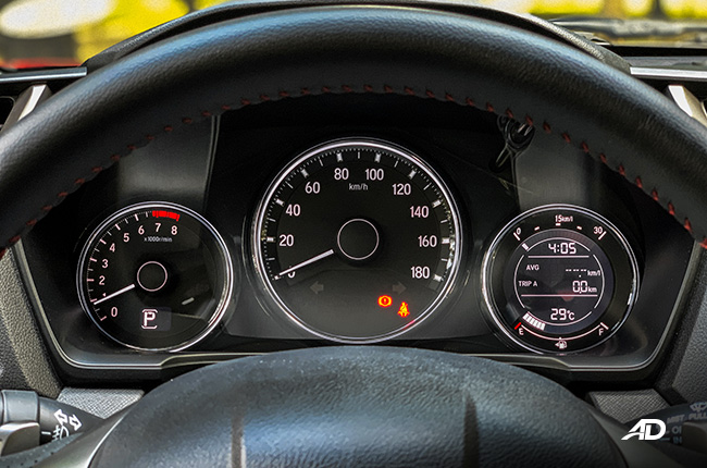 honda br-v road test review instrument cluster interior
