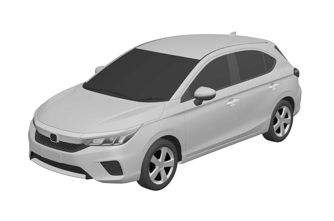 Honda City Hatchback Patent images 