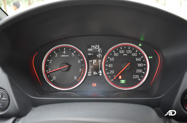 Honda City Hatchback roadtest interior gauge cluster
