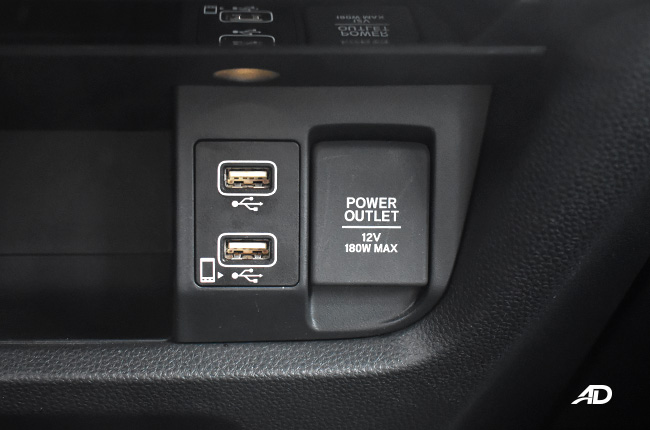 Honda City Hatchback roadtest interior USB ports