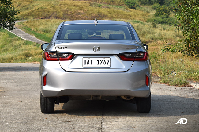 Honda City S CVT rear