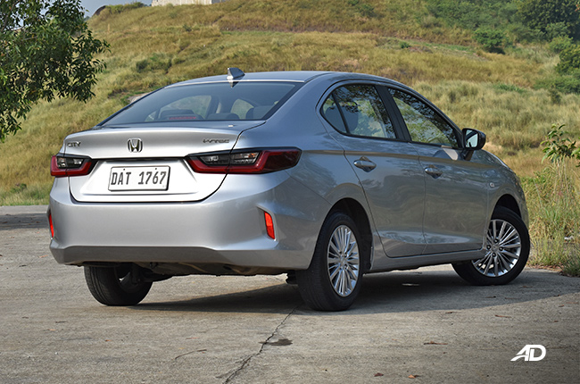 Honda City S CVT rear quarter