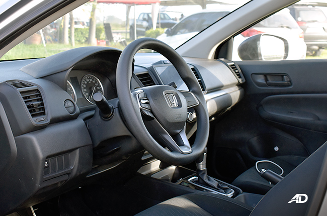 Honda City S dashboard side