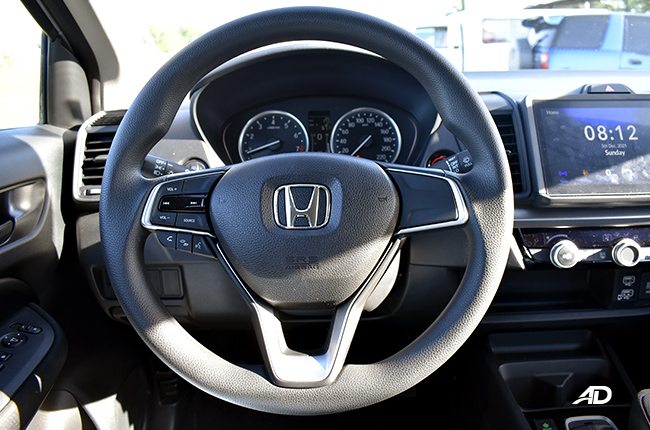 Honda City S steering wheel