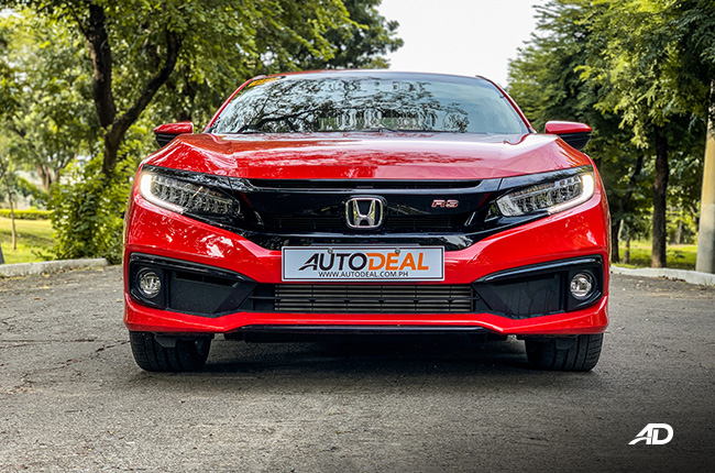 honda civic rs turbo road test exterior front