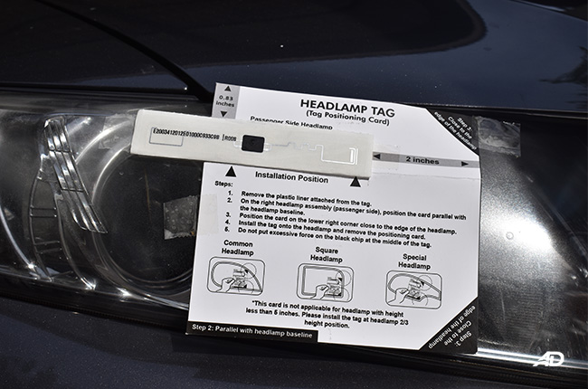 Honda RFID headlight fit test