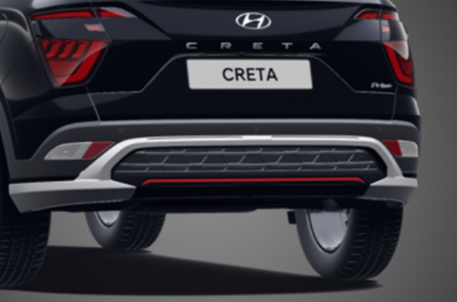 Hyundai Creta Rear Bumper Garnish