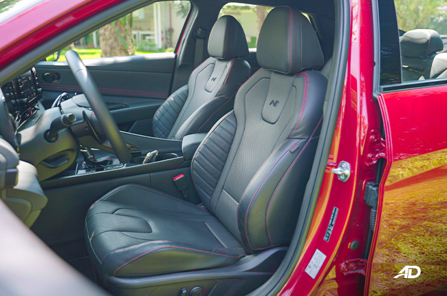 Hyundai Elantra N-Line Seats