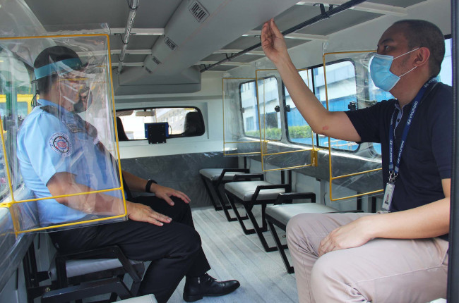 Hyundai H-100 Covid ready Interior Social distancing transport