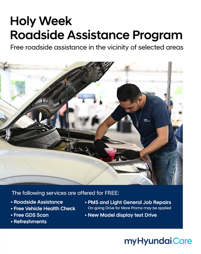 Hyundai Holy Week Roadside Assistance Program