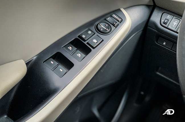 Hyundai Ioniq Hybrid road test review door controls interior philippines