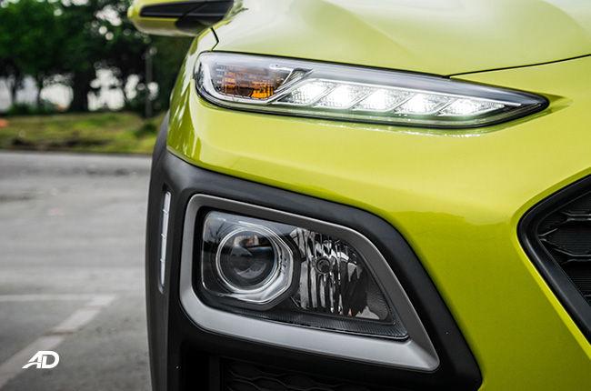 Hyundai Kona headlights