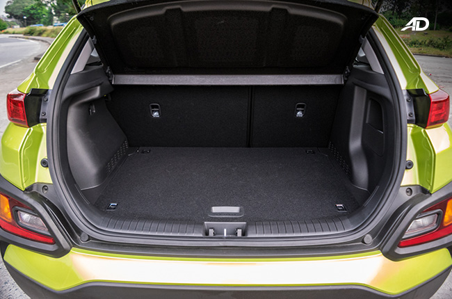 Hyundai Kona trunk