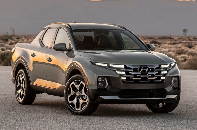 Hyundai Santa Cruz Pickup Truck Front quarter