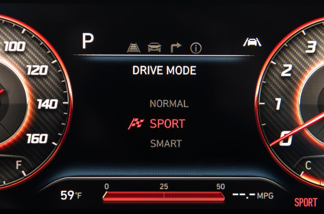Hyundai Santa Cruz Pickup Truck Sport mode