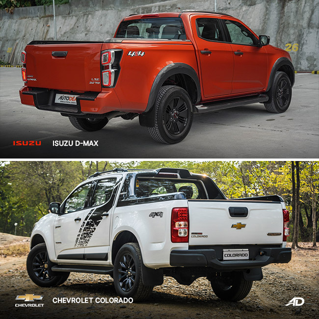 Isuzu D-MAX vs Chevrolet Colorado rear