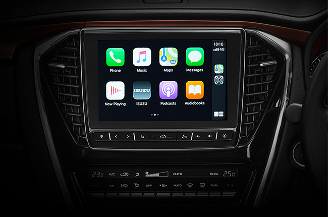 Isuzu mu-x 9-inch infotainment system philippines