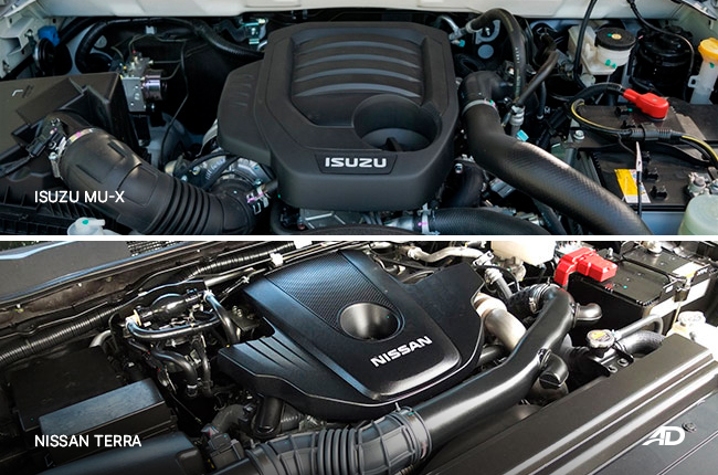 Isuzu mu-X vs. Nissan Terra