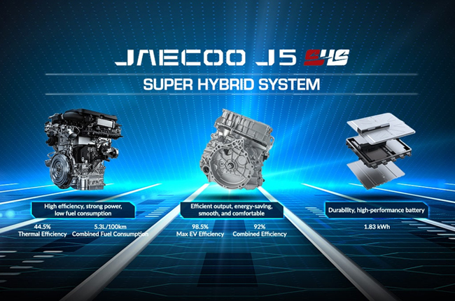 JAECOO J5 SHS Hybrid System