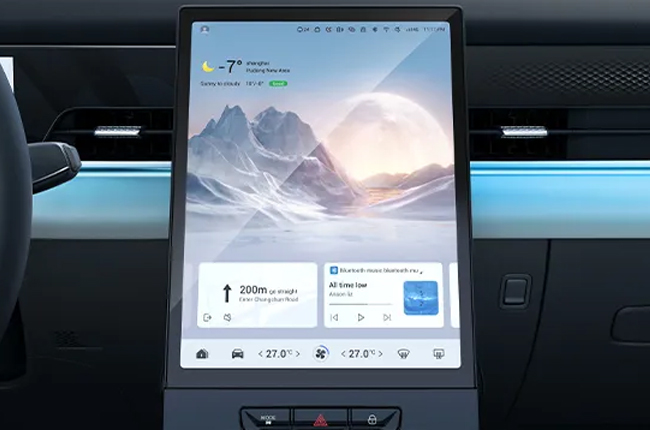 JAECOO J5 SHS Infotainment