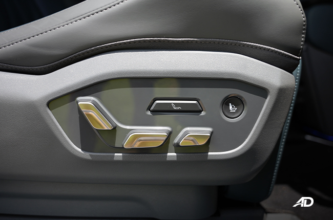 Kia EV9 Driver's Seat Controls
