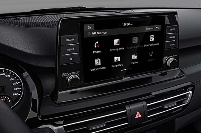 Kia Seltos Interior Press photo infotainment system