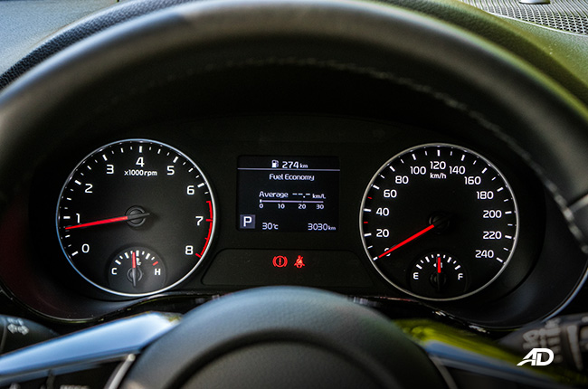 kia seltos review road test instrument cluster interior
