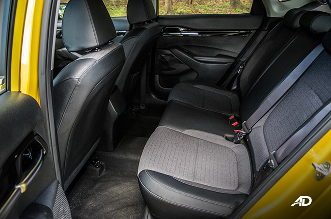 kia seltos review road test rear cabin interior philippines