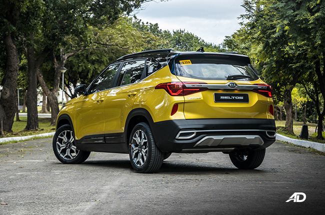 kia seltos review road test rear quarter exterior philippines