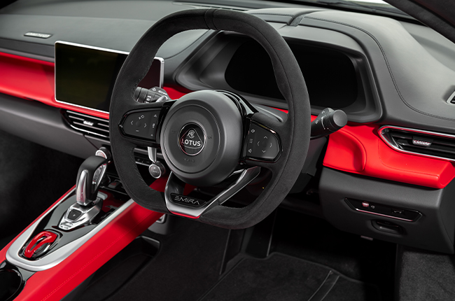 Lotus Emira interior