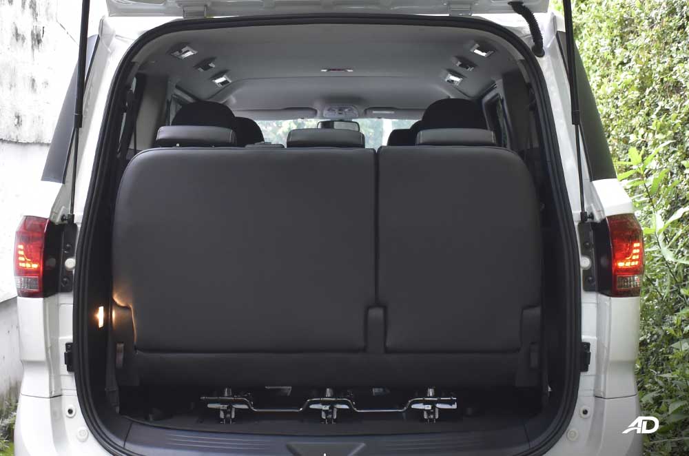 Maxus G10 cargo rear 4th row up