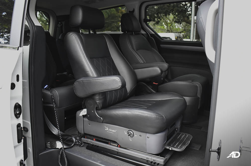 Maxus G10 interior Assist seat road test