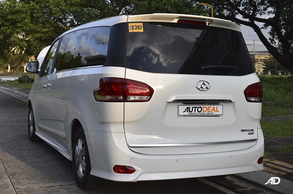 Maxus g10  rear road test alternate