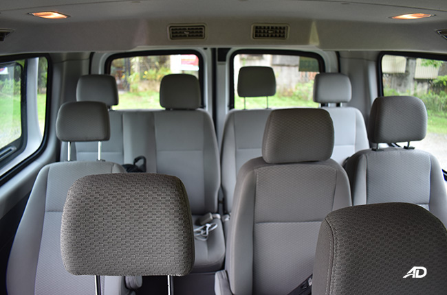 Maxus V80 Comfort Interior seating configuration